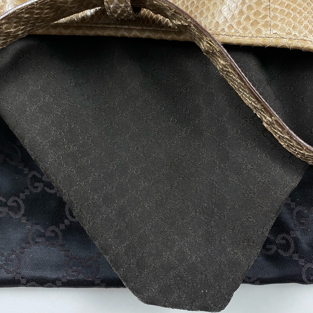 Gucci Tan Python Shoulder Bag - Picture 11 of 11